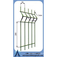 ISO9001 6 5 6 mm 868 mm double wire panel fence